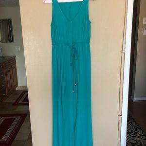 Maxi teal casual dress size XS